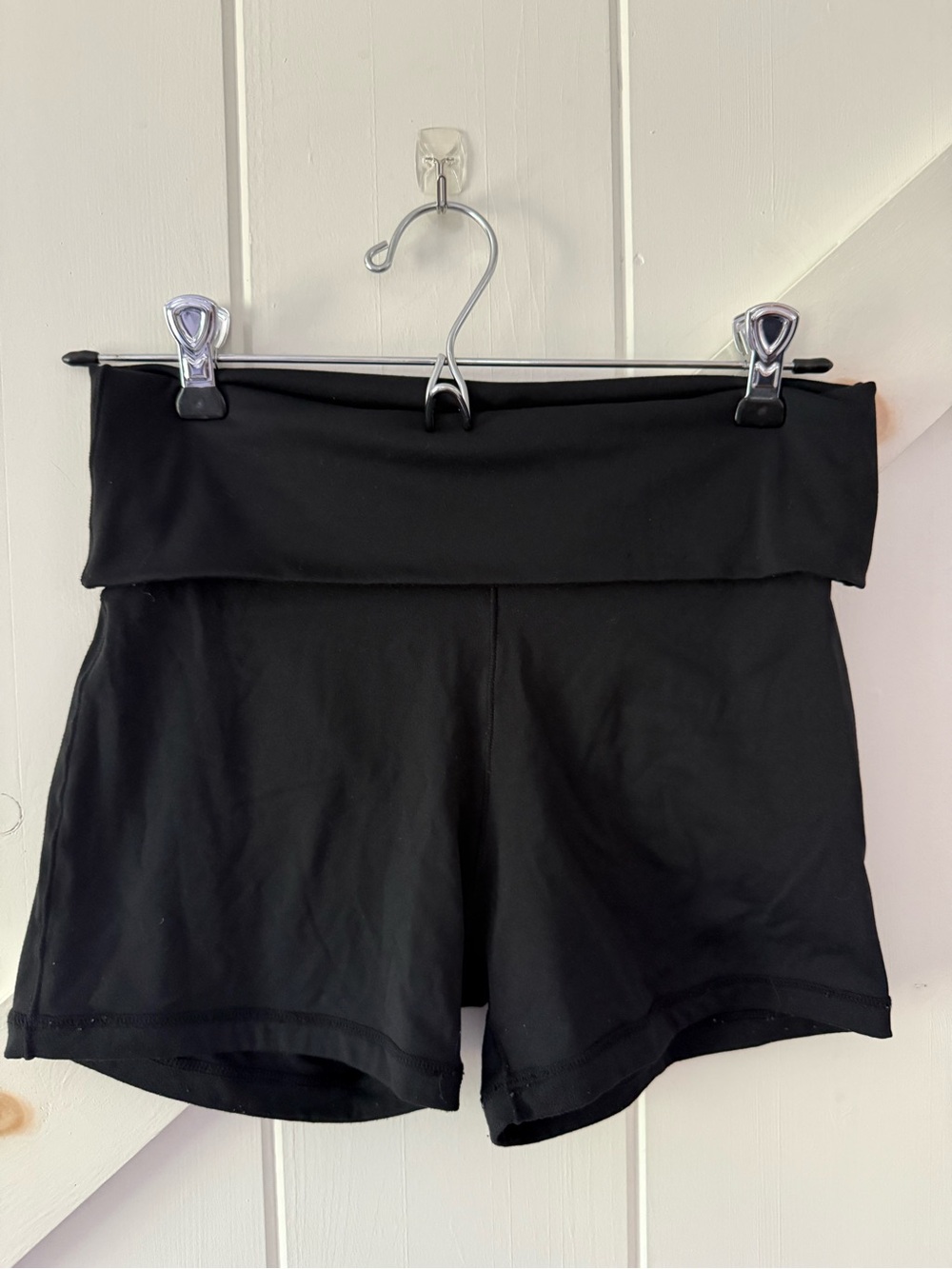 Aeropostale Black High-Waist Stretch Shorts